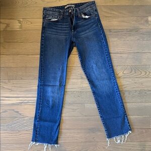 Joe's Jeans Women's Cropped Ankle Jeans in Dark Blue